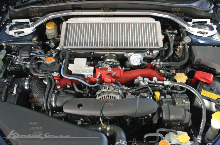 Kansai Service Front Tower Bar - Impreza GH8 WRX STI A-Line GRF